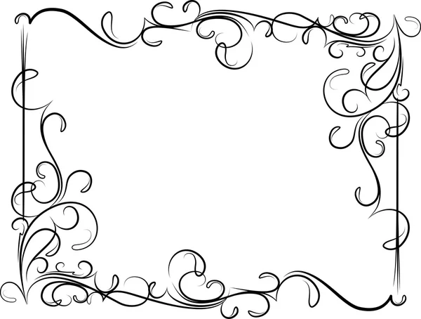 Decorative lace ornament — Stock Vector