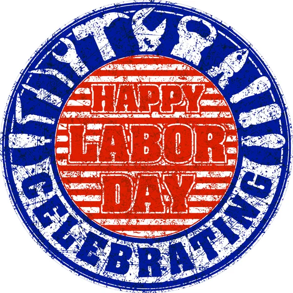 Happy labor day celebrating banner — Stock Photo, Image