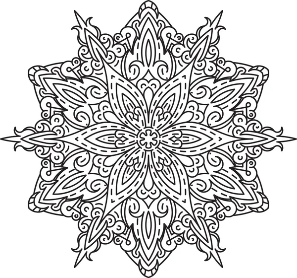 Mandala, elemento decorativo — Vector de stock