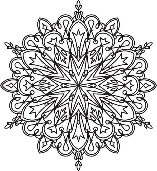 Mandala, elemento decorativo — Vector de stock