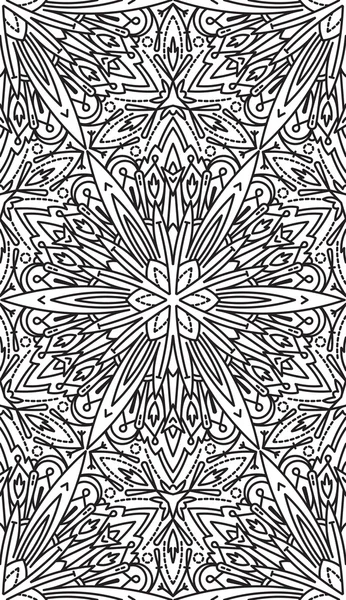 Riche motif floral décoré — Image vectorielle