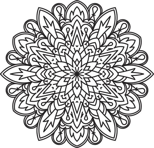 Mandala, decorative element — Stock Vector