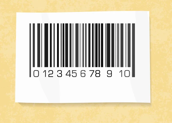 Barcode label — Stock Vector