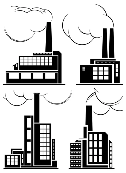 Industrial icons. — Stock Vector