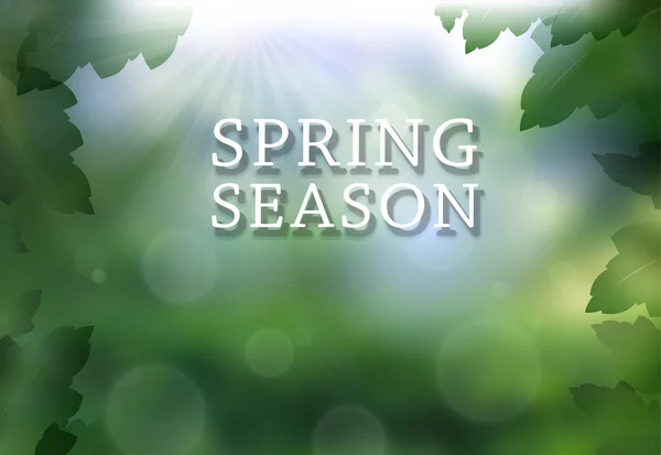 Весенний сезон — стоковый вектор