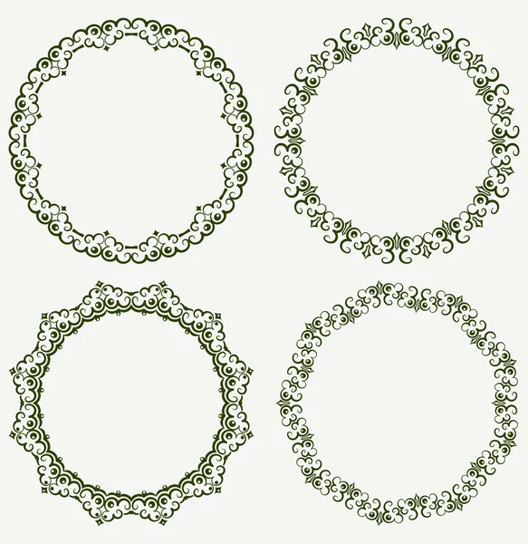 Round frames — Stock Vector