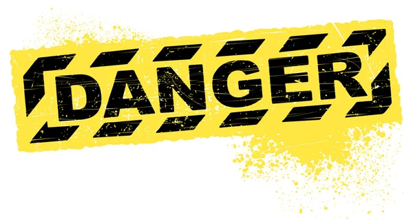 Danger décor — Image vectorielle