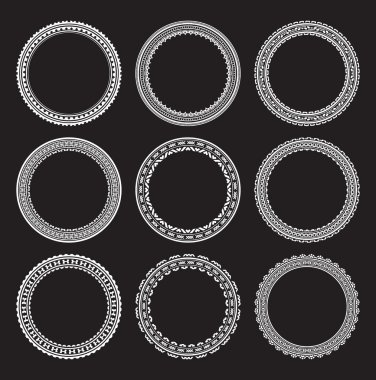 yuvarlak çerçeve kümesi