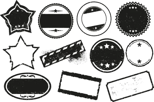 Grunge rubber stamps templates — Stock Vector