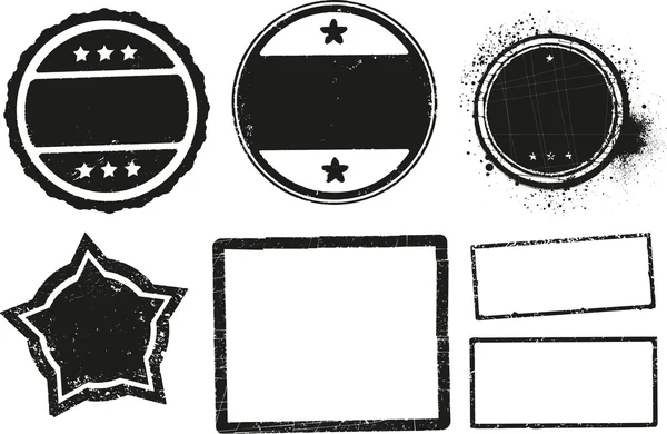 Grunge rubber stamps templates — Stock Vector