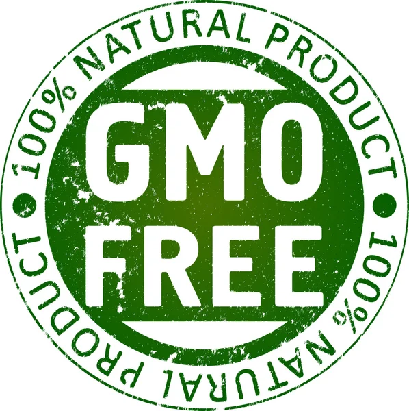 Gmo 무료 도장. 스톡 벡터