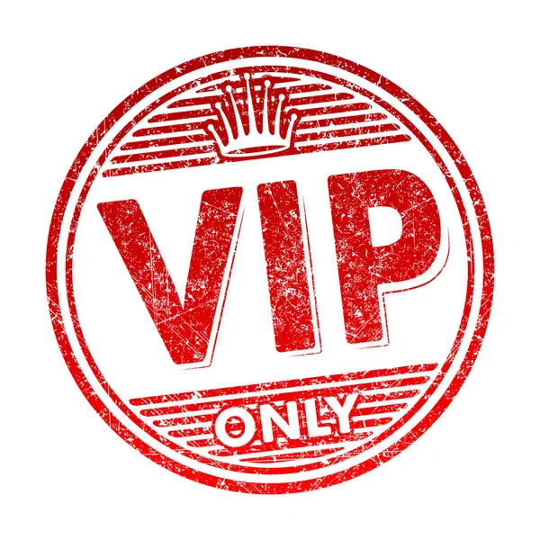 Grunge sello de goma VIP SOLAMENTE — Vector de stock