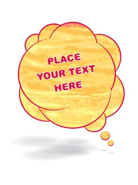 soyut konuşma balonu