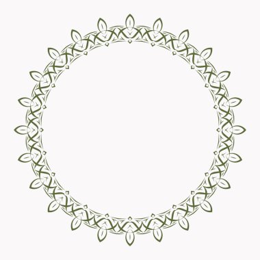 Zengin çerçeve dekore edilmiştir.