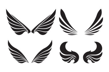 Ve güzel dekoratif kanatlar