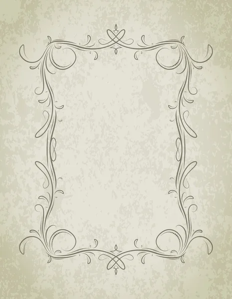 Oude frame op grunge stijl achtergrond — Stockvector