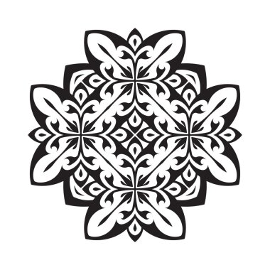 yuvarlak dantel mandala, dekoratif öğe