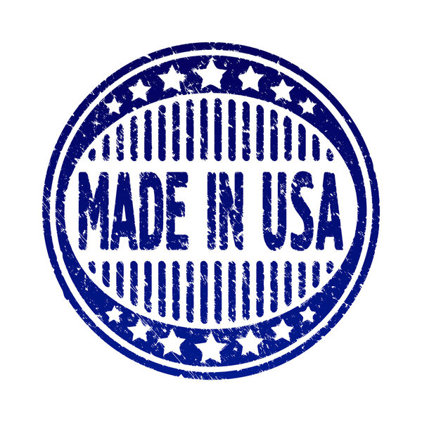 Made in USA stylish rubber stamp.