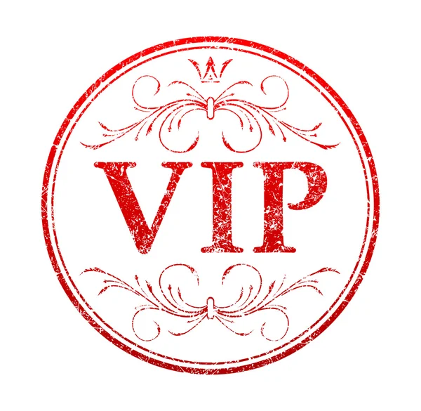 Diseño de sello con leyenda VIP — Vector de stock