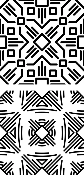 Motifs décoratifs sans couture — Image vectorielle