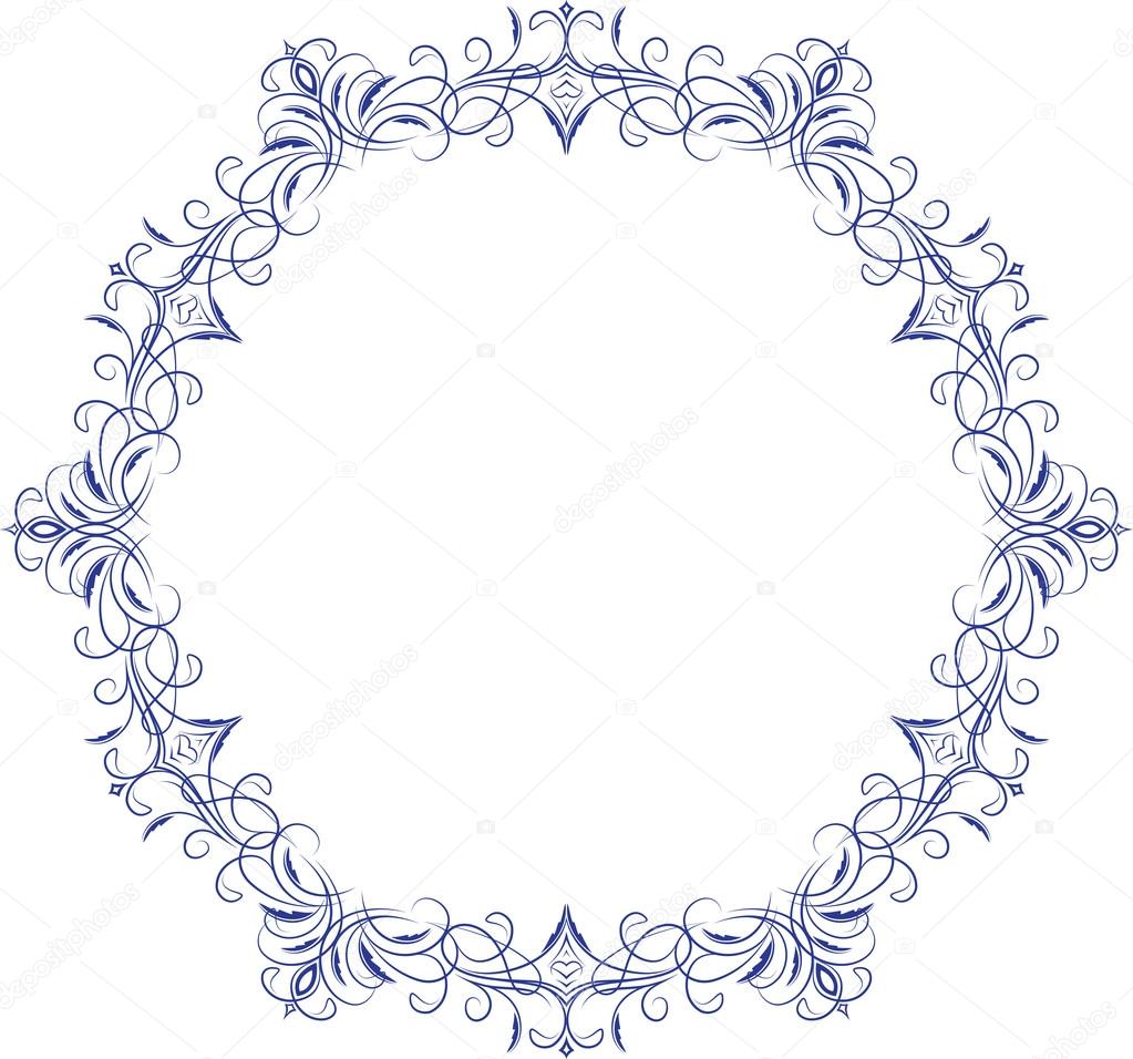 Circle lace ornament pattern