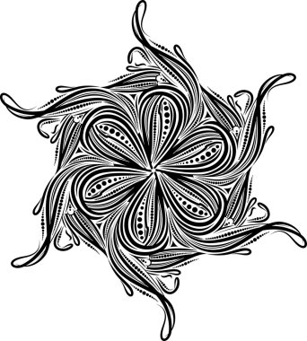 Yuvarlak alışılmadık asimetrik dekoratif öğe