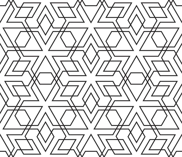 Seamless Vintage  Geometric Pattern — Stock Vector