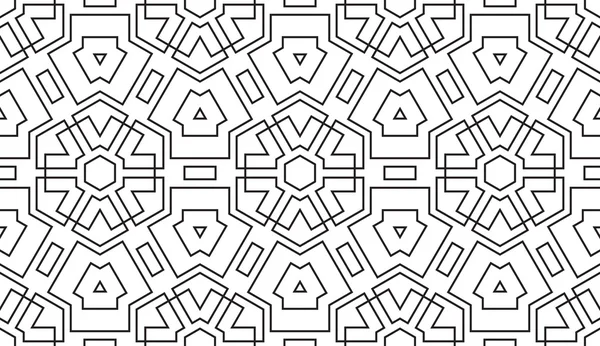 Naadloze vintage geometrische patroon — Stockvector