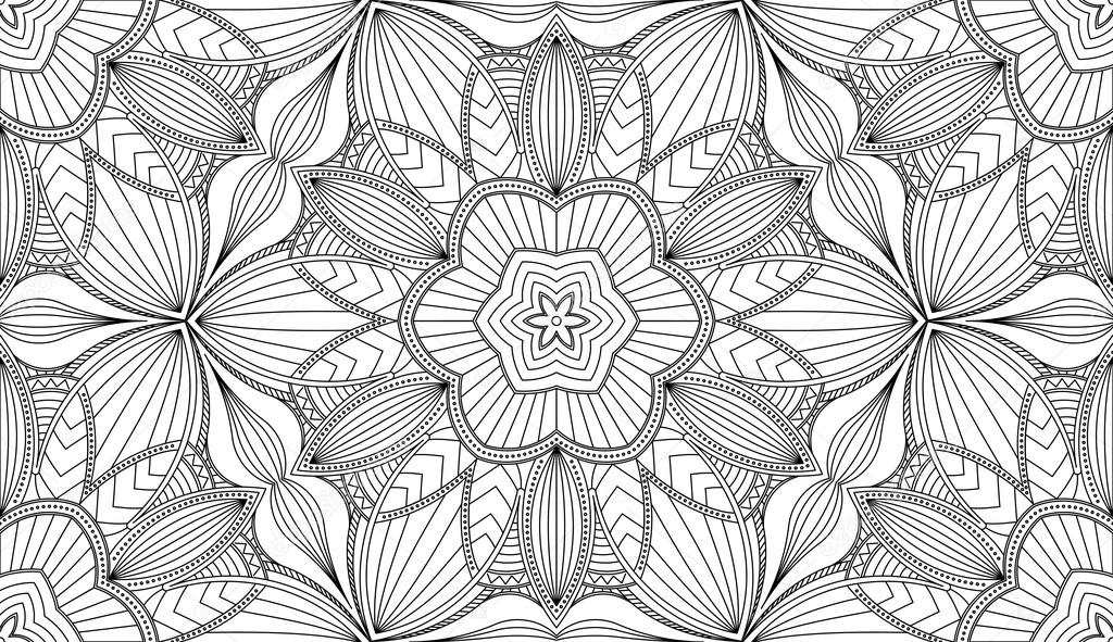 Seamless Abstract Tribal Pattern