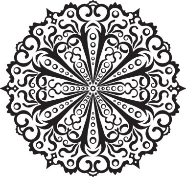 Arapça dantel tasarım çerçeve