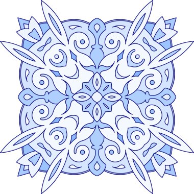 Mandala etnik tasarım