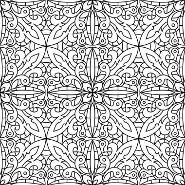 Mono çizgi stili desende