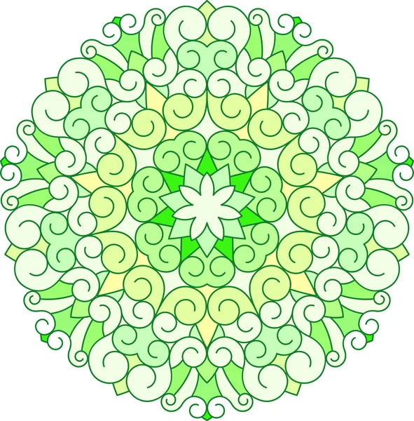 Etnisk mandala-design – stockvektor