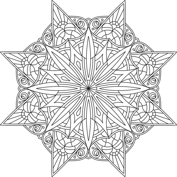 Mandala etnische ontwerp — Stockvector