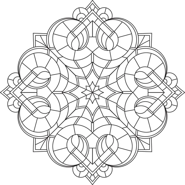 Mandala etnische ontwerp — Stockvector