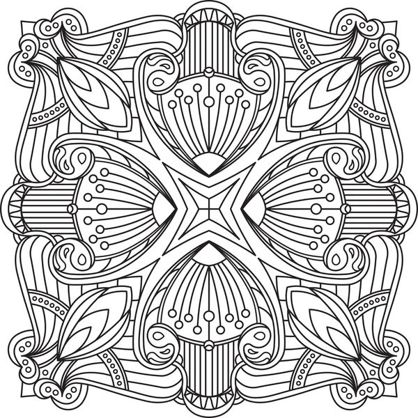 Mandala ethnisches Design — Stockvektor
