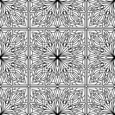 Kontur tek renkli seamless modeli