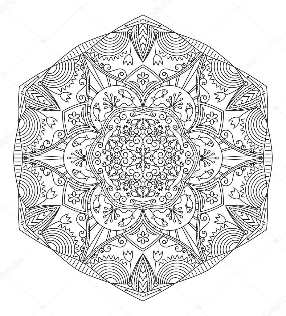 Abstract  lace design