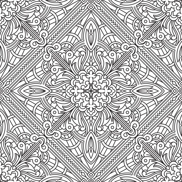 Seamless Abstract Tribal Pattern — Stock Vector