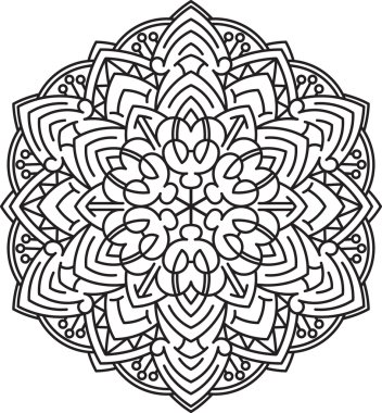 dantel mandala dekoratif öğe