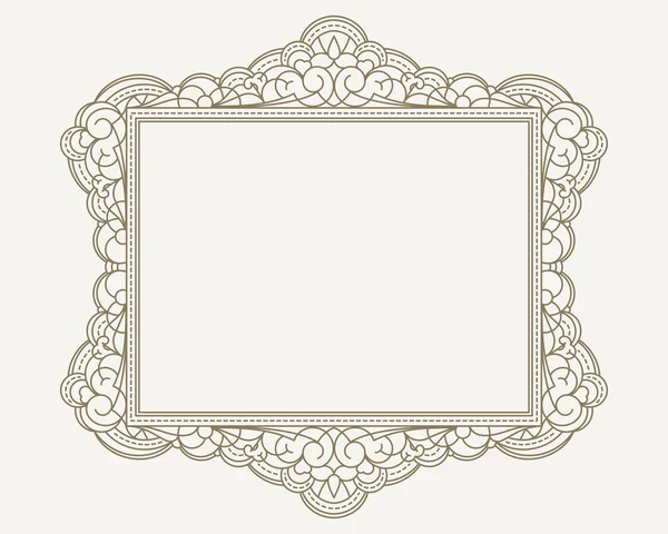 Retro-styled frame — Stock Vector