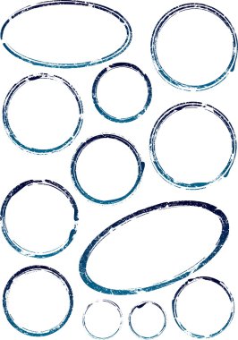 lastik pullar için Grunge şablon