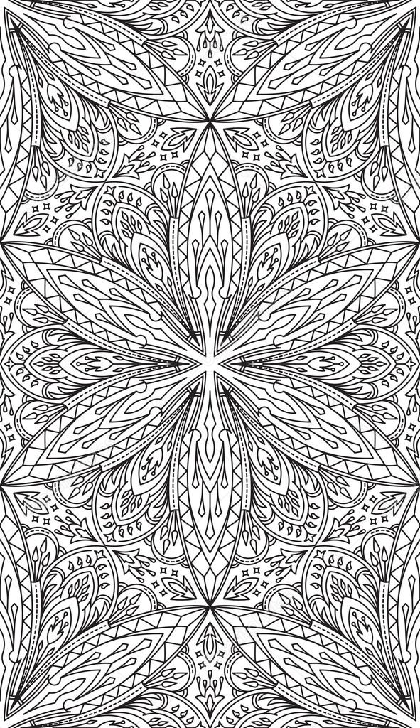 Seamless Abstract Tribal Pattern.
