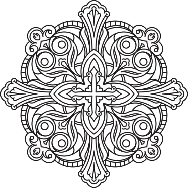 Mandala etnik dekoratif öğe