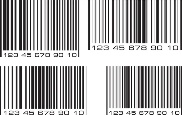 Barcode-etiketten — Stockvector