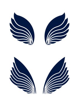 Ve güzel dekoratif kanatlar