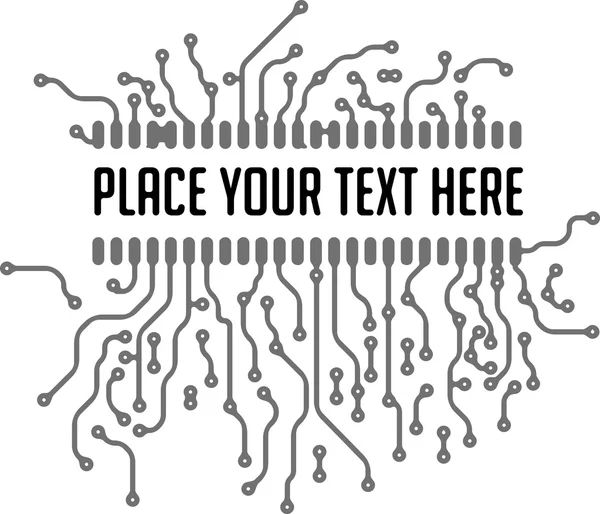 Sfondo in stile PCB-layout — Vettoriale Stock