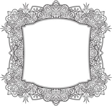 Etnik şablon tasarımı için