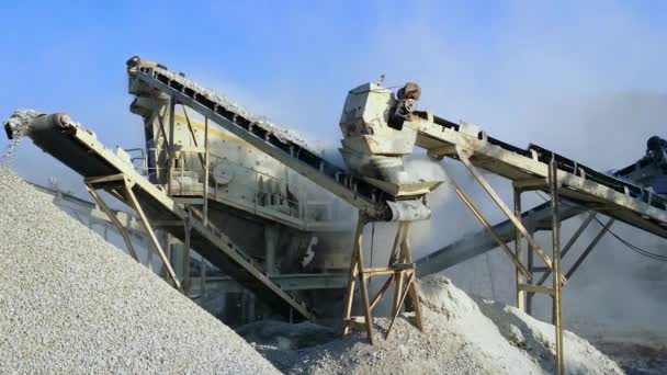 Mining quarry in Myanmar — Stock Video