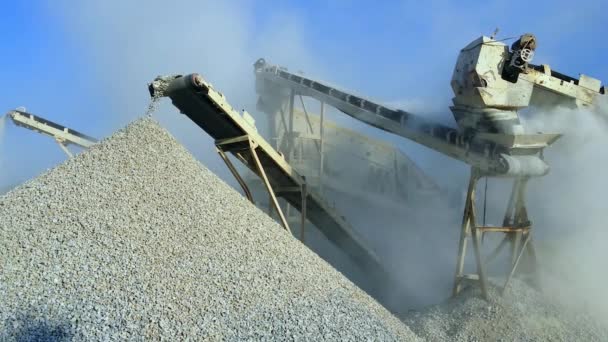 Mining quarry in Myanmar — Stock Video